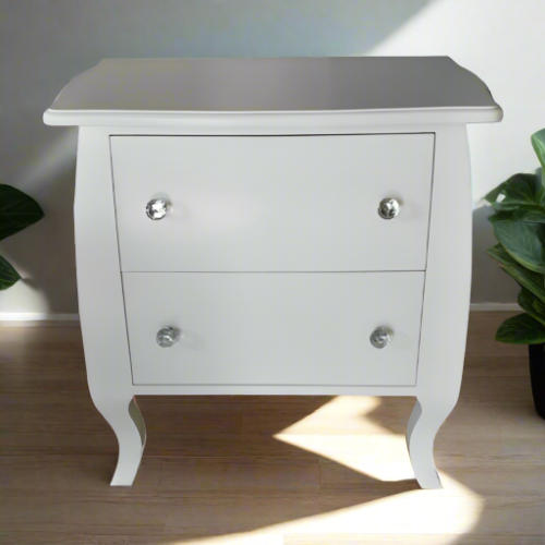 Victor White bedside Table