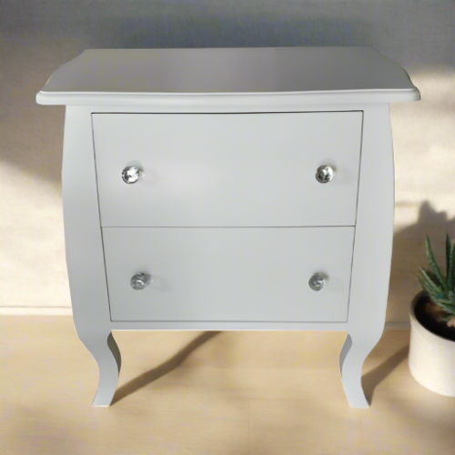 Victor White bedside Table