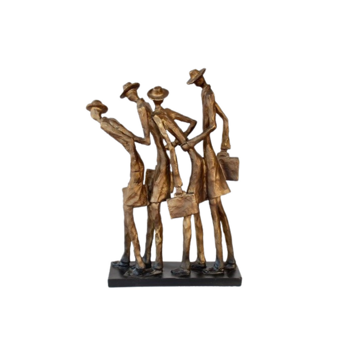 Expertly crafted, these 4 STANDING FRIENDS will add charm and character to any room. Measuring 43X30X8CM, these delightful figurines make the perfect addition to your home decor. Enjoy the unique design and quality construction, making these FRIENDS the perfect companions for years to come.Unique boys. www.uniqueboys.co.za