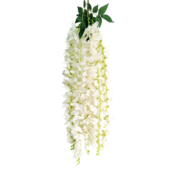 White Glory - Timeless Elegance in a Hanging Plant!
Experience the beauty of nature indoors with White Glory, a stunning artificial hanging plant!
77cmL of white hanging wisteria stems, crafted to perfection
Elegant design adds a touch of sophistication to any space
Timeless and versatile, perfect for indoor decor, offices, or as a thoughtful gift
Benefits:
Low maintenance, no watering or pruning required
Adds a touch of natural beauty to any room
Trendy and stylish, staying forever in style