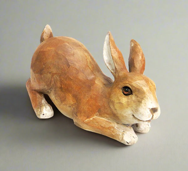 The Achillies Bunny is crafted from high-quality resin, ensuring durability and a long lifespan. The material is also lightweight, making it easy to move and transport. Perfect for adding a charming touch to any indoor or outdoor space.Unique Boys.