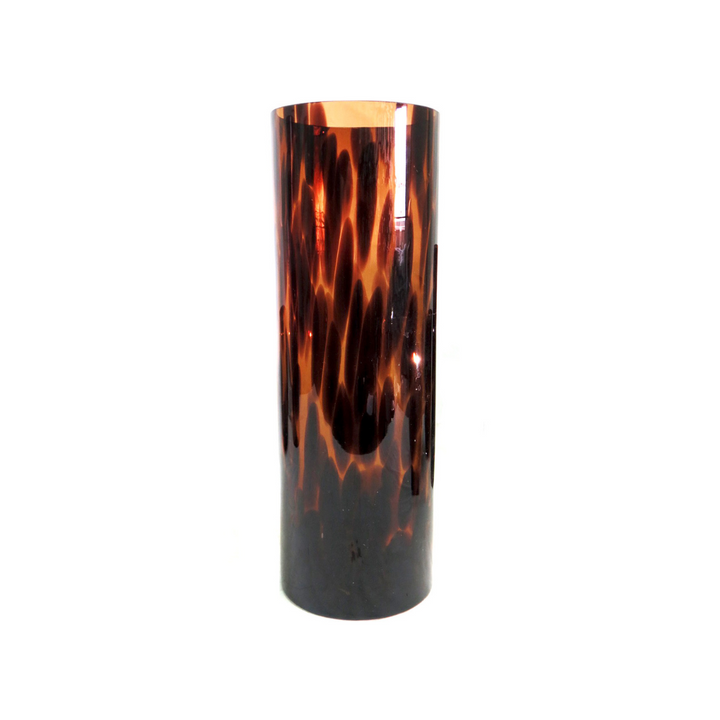 Atlas Vase - Tortoise Shell Glass Masterpiece
Elevate your space with the captivating Atlas Vase, a beautifully crafted jar container featuring a one-of-a-kind tortoise shell glass design. This stunning piece seamlessly blends style and functionality.