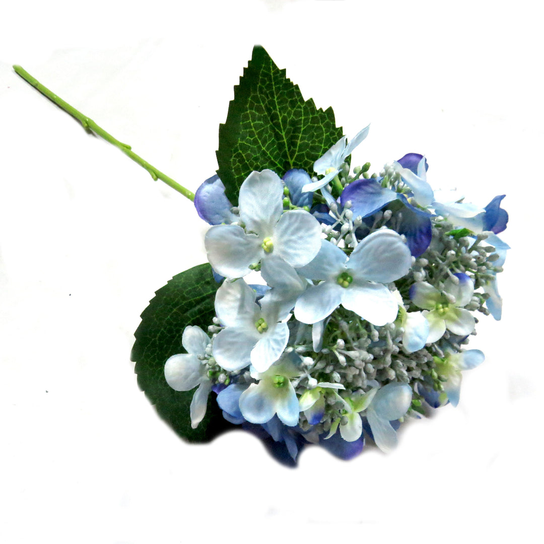 Elevate your bridal work with our Hydrangea Bridal Blue. Featuring delicate and beautiful paniculata blooms, enjoy a mix of open flowers and buds for a stunning display. With a height of 54cm, this real touch flower adds glorious color and form to any arrangement. Expertly crafted for a flawless look-UNIQUE INTERIORS