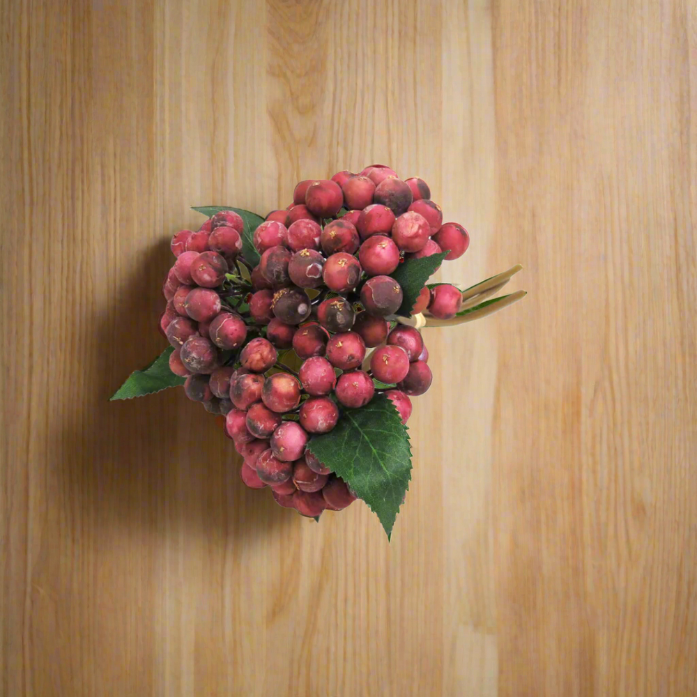 Pink Wild Fruit Bunch
Add a pop of color to your space with our stunning Pink Wild Fruit Bunch!
Vibrant Decor Piece
Composed of artificial wild mulberries, this unique arrangement showcases a vibrant royal pink hue. Perfect for adding a dynamic touch to:
Fruit displays
Centerpieces
Decorative bowls
Shelves
Product Details
Size: 26 cm (L)
Material: High-quality artificial materials
Color: Royal Pink
Get Yours Today at Unique Boys!