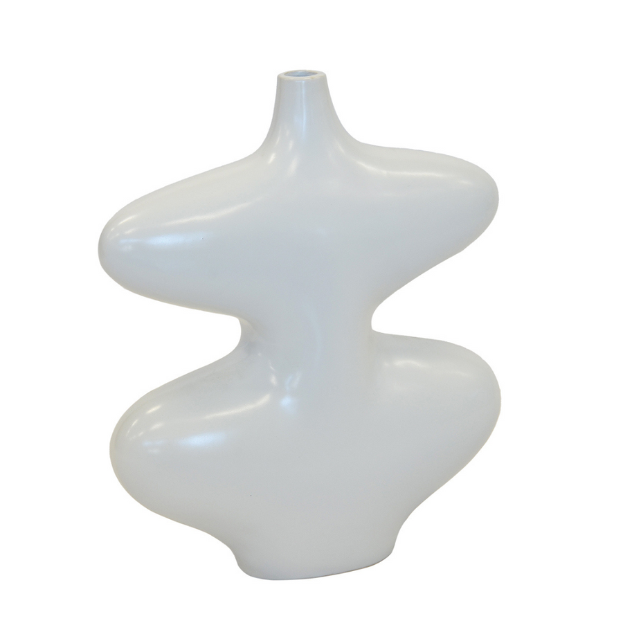 CERAMIC OKO VASE WHITE (34CM (H) X 28CM X 6CM) Expertly crafted, the Ceramic Oko Vase White is a sophisticated choice for any home décor. Made of high-quality ceramic, this vase stands at 34cm tall and measures 28cm in diameter with a depth of 6cm. Its sleek and minimal design adds a touch of elegance to any space. Unique Boys