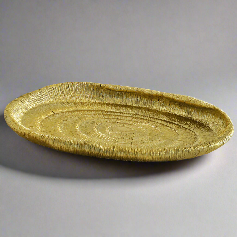 Coral Platter Gold Sculpture
Elevate your interior with the stunning Coral Platter Gold Sculpture, a luxurious and eye-catching piece that adds warmth and sophistication to any room.
Design Features:
Size: 35cm x 22cm
Expertly crafted from high-quality materials
Intricate coral-inspired design in gold finish
Unique sculpture platter perfect for adding visual interest
Interior Style:
Complements modern, coastal, and bohemian interior styles
Adds a touch of elegance and whimsy to living rooms, bedrooms.