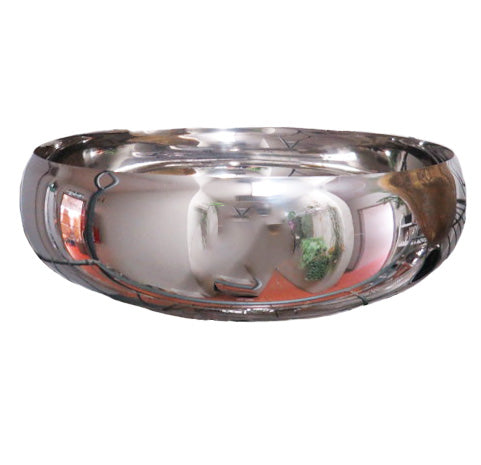 Expertly crafted with high-quality stainless steel, the Jubilee Bowl boasts a beautifully rounded belly shape and a mirror-polished finish. With a generous 40cm wide opening and a height of 12cm, it's perfect for showcasing flowers or other decorative elements. Versatile, stylish, and stunning, this bowl is a must-have for any home-UNIQUE INTERIORS