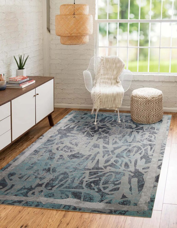 DOODLE SEA FOAM RUG