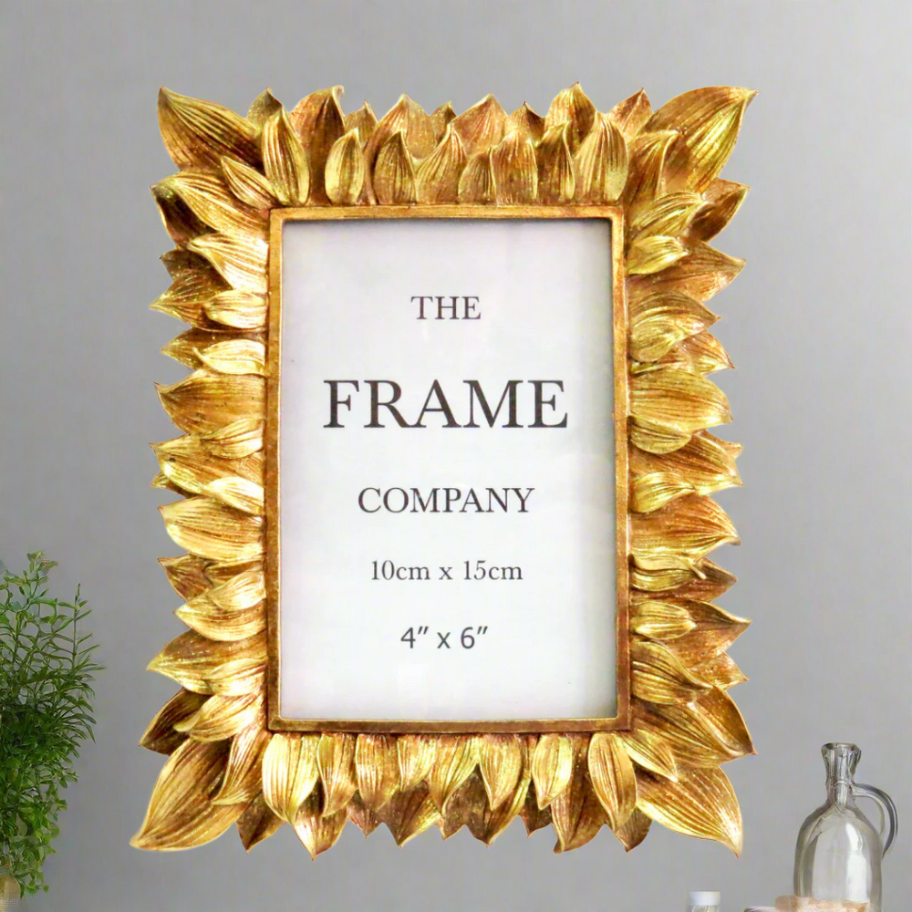 Add a Touch of Elegance with the Ecco Frame
Elevate your home decor with the stunning Ecco Frame, perfectly designed to showcase your favorite 4" x 6" photos or pictures.
Ideal Size and Lightweight
With an opening of 10cm x 15cm and an outside measurement of 17cm x 22cm, this frame is the perfect size for displaying your treasured memories. Weighing only 540gms, it is lightweight and easy to hang.
Elegant Gold Finish
The Ecco Frame boasts an elegant gold color that adds a touch of sophistication and luxury 