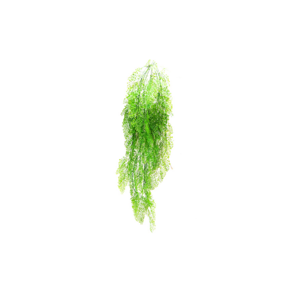 Fern Long Maiden Artificial Plant
Make a statement with the breathtaking Fern Long Maiden artificial plant. This stunning giant maiden hair fern features 8 cascading main stems and numerous side stems, lavishly covered with delicate, fine-textured maiden hair fern leaves.
Details
Size: 120cm length
Material: High-quality artificial plants for a remarkably realistic appearance
Style: Dramatic, elegant decor perfect for making a statement in any room