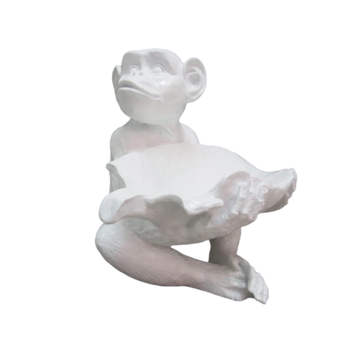 Finnegan Monkey Decor
Bring a touch of playfulness and whimsy to your space with the charming Finnegan Monkey. Measuring 33 x 28 x 30cm, this delightful white monkey figurine sits with an irresistible charm that's sure to delight both kids and adults. Crafted from high-quality materials, Finnegan adds a unique and characterful touch to any room, making it the perfect conversation starter.
Details
Size: 33cm width x 28cm depth x 30cm height
