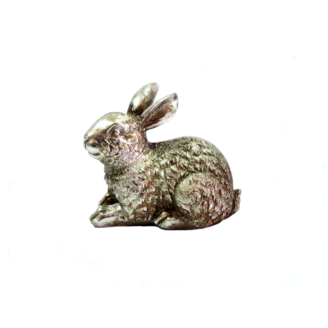 Ginseng Rabbit - Elegant Decor
Add a touch of sophistication to your home with the stunning Ginseng Rabbit decorative piece. Standing at 16cm in width and 14cm in height, its antique silver finish boasts intricate detailing, elevating the elegance of any room.