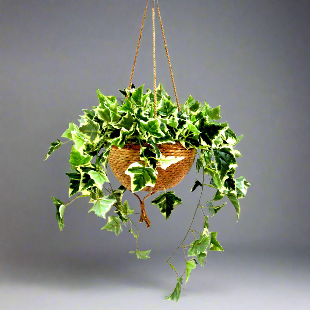 Habitat Hanging Plant Basket
Bring the outdoors in with the stunning Habitat Hanging Plant Basket, featuring a lush, artificial variegated ivy plant. Perfect for adding a touch of natural beauty to any room.