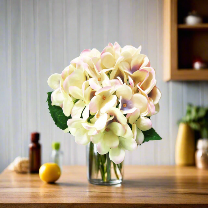 Hydrangea Pastel Perfection by Unique Boys
Experience the elegance of our Hydrangea Pastel Perfection artificial flowers, expertly crafted to capture the beauty of real blooms.
Breathtaking Details