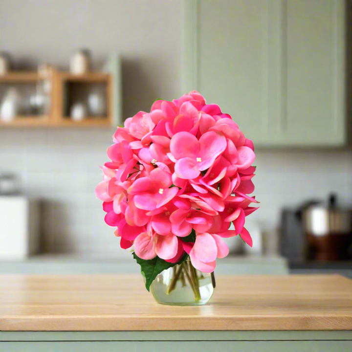 Hydrangea Pink Lightning by Unique Boys
Brighten up your space with our stunning Hydrangea Pink Lightning artificial flowers, expertly crafted to capture the beauty of real blooms.
Breathtaking Details