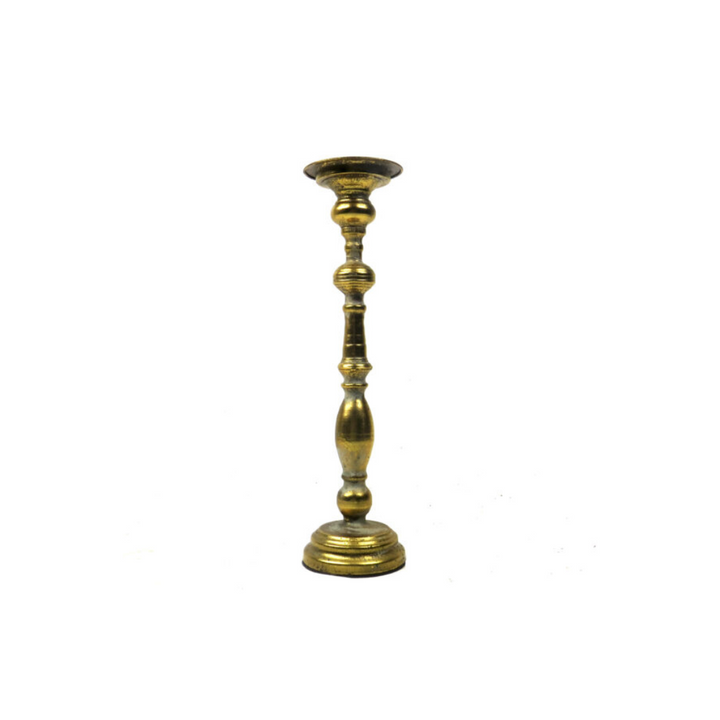 Identity Candleholder - Elegant Ambiance
Elevate your decor with the stunning Identity Candleholder, featuring a sleek 12cm diameter top and standing tall at 44.5cm. This exquisite candleholder boasts a well-weighted base for stability and an elegant antique gold finish that adds a touch of sophistication to any room.