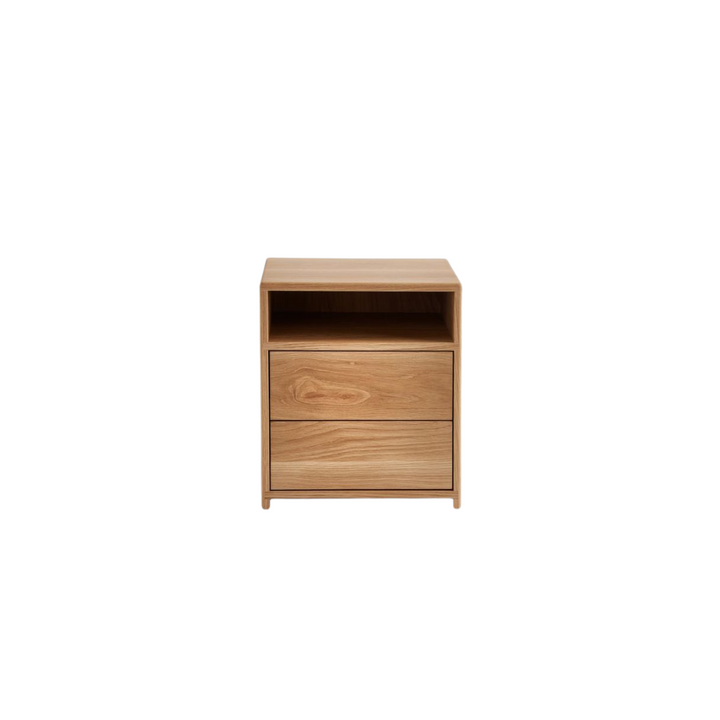 Karoi Oak Pedestal

Elevate Your Bedroom with Style and Functionality
Introducing our sleek Karoi Oak Pedestal 2-Drawer Bedside Pedestal, expertly crafted with high-quality sealants and finishes. Perfect for any bedroom, its compact dimensions (500W x 500D x 600H) provide ample storage without compromising on style.
Key Features: