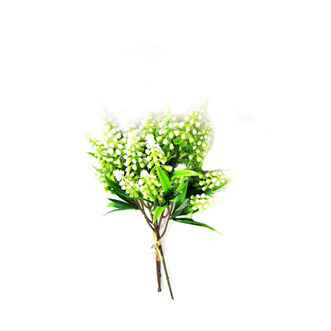 Meadow Alba Bunch
Product Description
Bring the beauty of nature indoors with the Meadow Alba Bunch. This stunning arrangement features 23 artificial white hyacinth blooms, expertly crafted to capture their natural elegance. Perfect for adding a touch of serenity to any space.