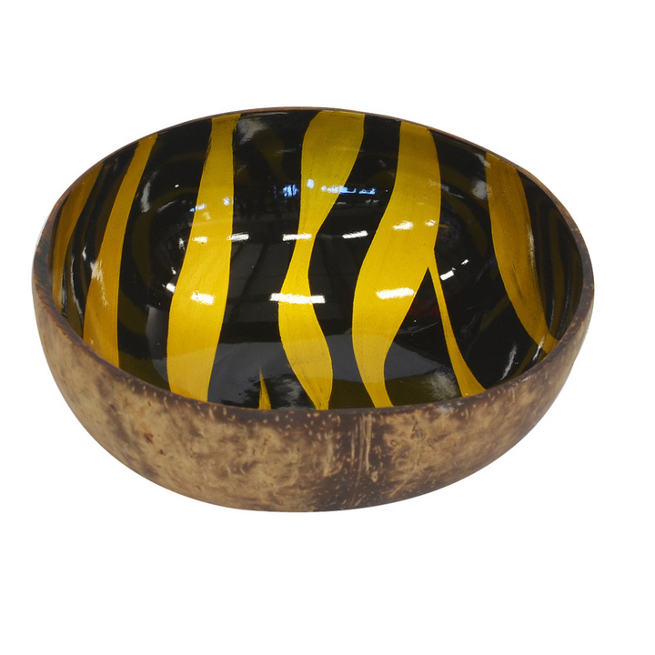 Mop Coconut Bowl Zebra Yellow
Bring a burst of sunshine and whimsy to your gatherings with the vibrant Mop Coconut Bowl Zebra Yellow, a unique and stylish serving piece.
Design Features:
Size: 15cm (Diameter) x 6cm (Height)
Bright yellow and zebra pattern adds a playful touch
Glossy finish provides a luxurious and eye-catching appearance
Entertaining Essentials:
Perfect for serving small dishes, snacks, or desserts at parties, gatherings, or everyday meals
Ideal for adding a pop of color 