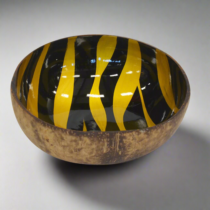 Mop coconut bowl zebra yellow