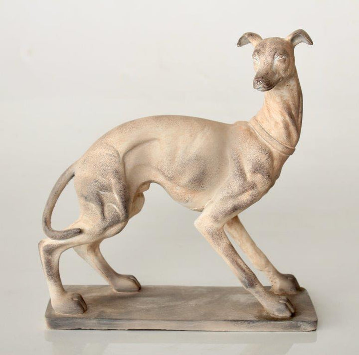 MEDIUM PALE WHIPPET 27X25X9CM