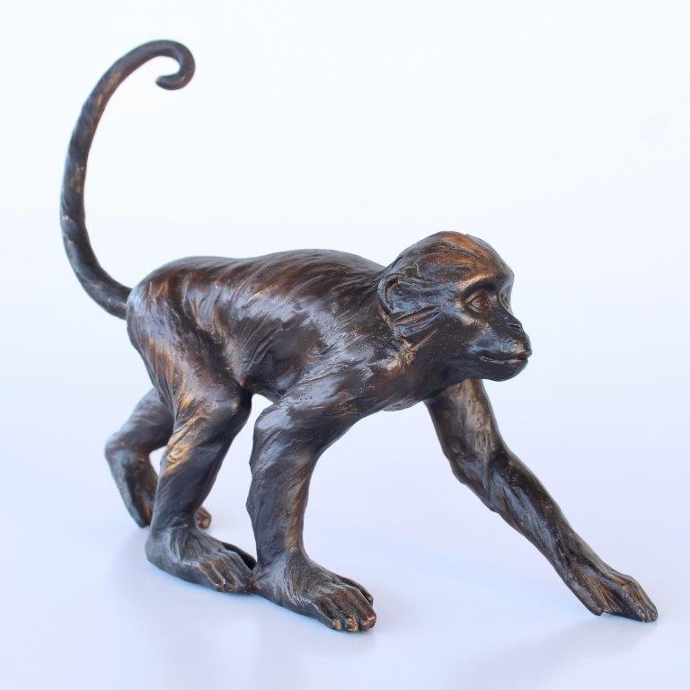 MONKEY WITH LONG TAIL 27X34X10CM