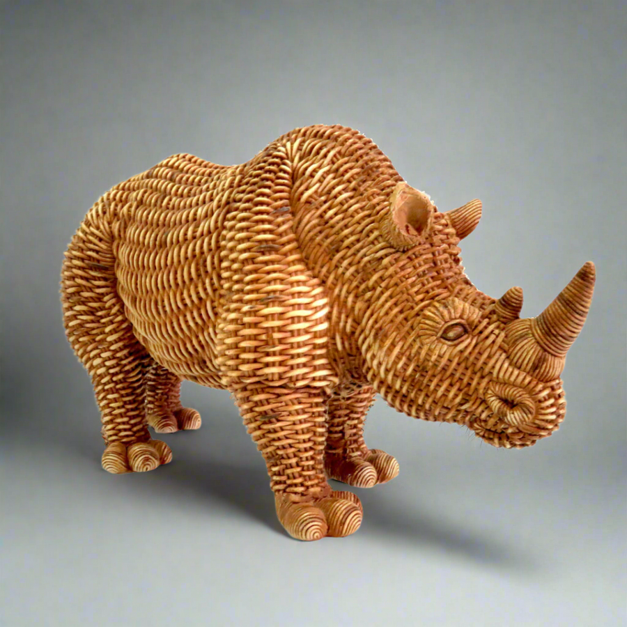 Phoenix The Rhino - Majestic Decorative Piece
Bring the majesty of the wild into your home with Phoenix The Rhino, a stunning decorative piece. This beautifully crafted rhino figurine measures 30.5cm in length and 16.5cm in height, making it a striking addition to any room.