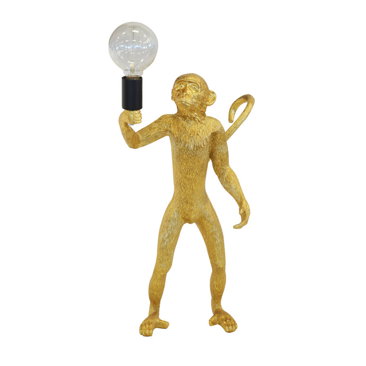 Resin Monkey Standing Gold Light
Illuminate your space with sophistication and whimsy using the stunning 55cm Resin Monkey Standing Gold Light, a masterful blend of artistry and functionality.
Design Features:
Height: 55cm
Luxurious gold finish adds a touch of elegance
Intricate monkey design creates a unique and eye-catching centerpiece
Interior Style:
Perfect for living rooms, bedrooms, offices, and hallways
Complements modern, luxury, and bohemian interior styles
Adds a touch of personality and glamour