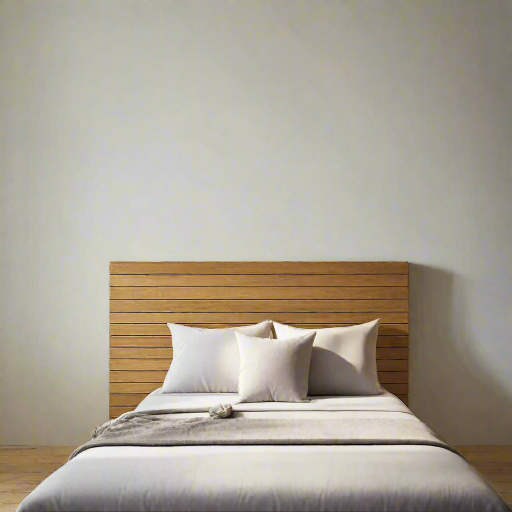 Slatted Wooden Headboard