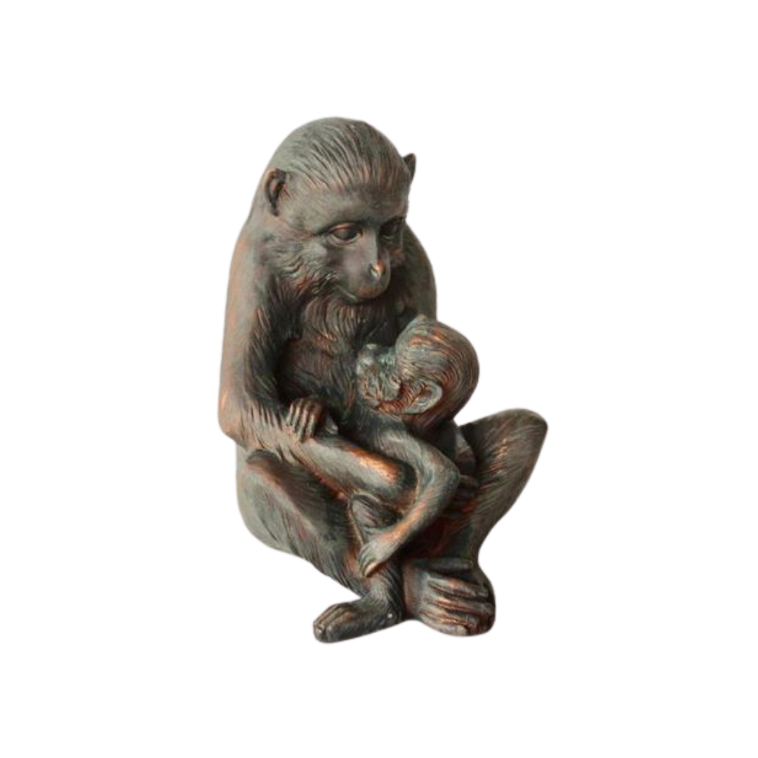 Bring a touch of classic fun to any space with this 21X15CM ceramic monkey with baby statue.     Delivery 5 - 7 working days www.uniqueboys.co.za