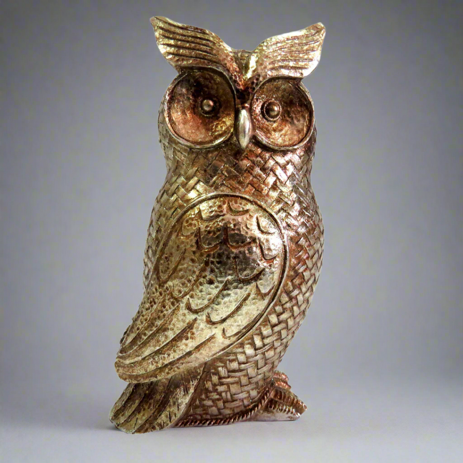 Unique Boys
Chaucer Owl
Antique Silver Owl Decor
Elevate your home décor with the majestic Chaucer Owl, a stunning antique silver figurine.