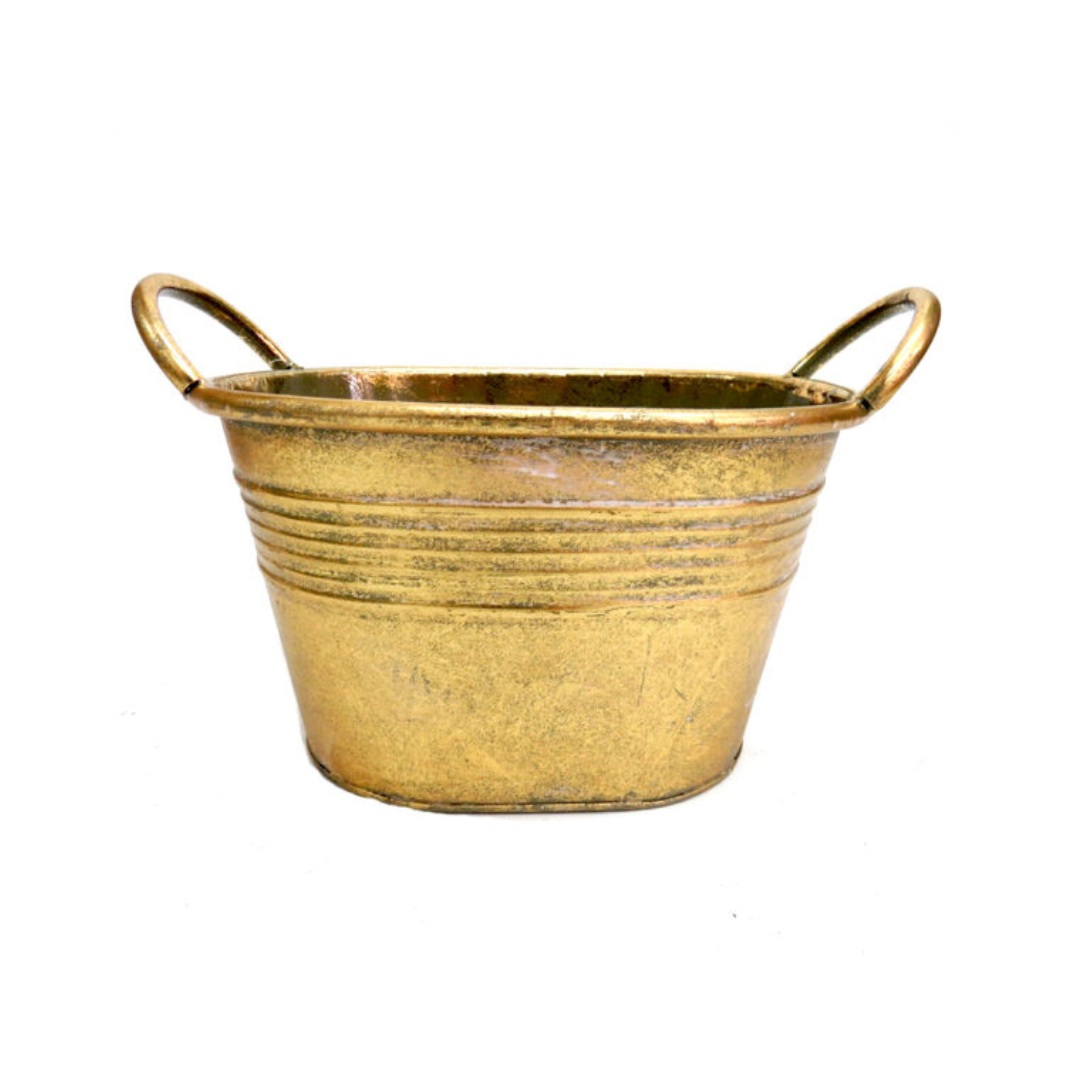 Introducing Vineyard Pot, the antique must-have for any indoor or outdoor setting. This pot's dimensions of 24L X 18W X 14H make it perfect for displaying your favorite plants or flowers. Bring a touch of vintage charm to your decor with Vineyard Pot.Unique Interiors.