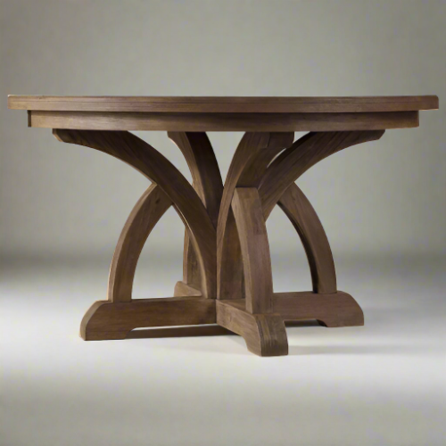 Solo block oak arizona round table 1600mm