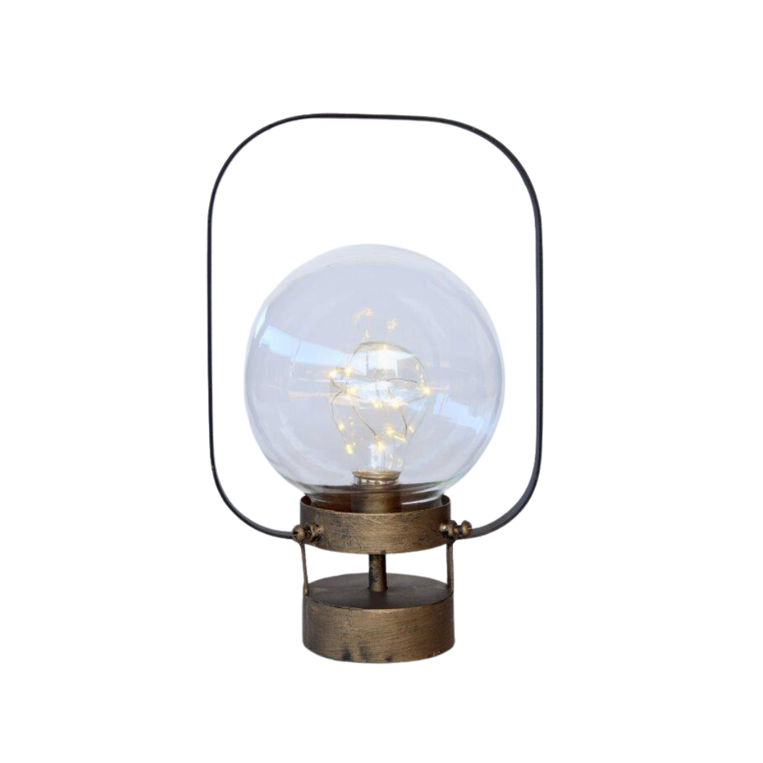 This eye-catching LED battery operated round glass lantern is sure to light up your home. Dimensions: 29x18cm.  Delivery 5 - 7 working days unique boys 