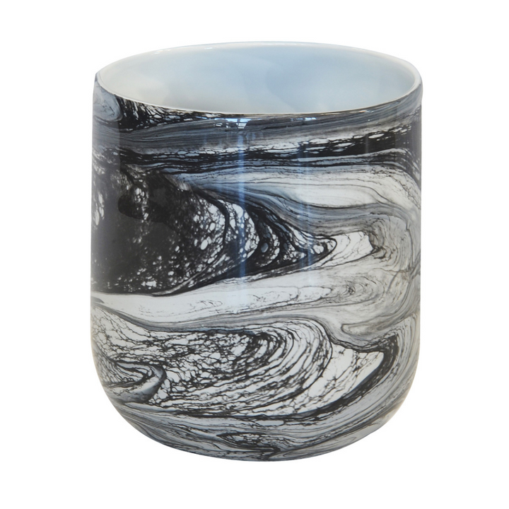 This Lustre Marble Votive is the perfect piece to bring a unique touch to your home. Crafted from lustrous black marble, the large votive measures 18x15cm, providing a contemporary aesthetic to any interior. Put your unique personal style on display with this beautiful and timeless piece.  Lustre marble votive black large