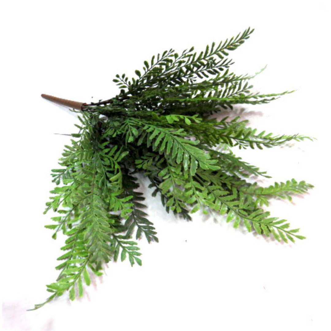 Introducing the Longifolio Bush, a stunning fern bush that will elevate any space. With 20 beautifully constructed fronds and a full, bursting appearance, its real touch greenery is gently wired for easy manipulation. Measuring 47cm from tip to top, this bush is a dream for those seeking gorgeous green shades-UNQUE INTERIORS