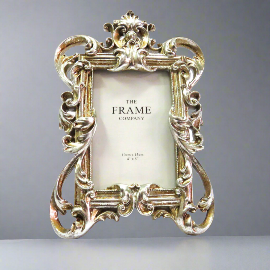 Victora Frame
Elevate your cherished memories with our stunning Victora Frame. Featuring a sophisticated silvery gold color, this beautiful frame is designed to hold 4"x6" photos and add a touch of elegance to any home decor.