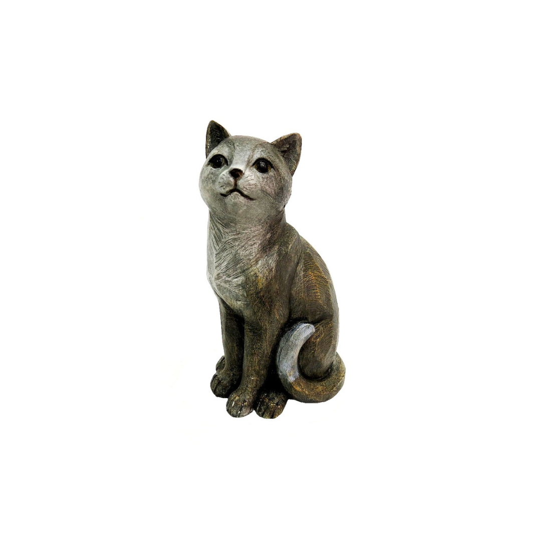 Make a statement with the Zilla Cat. This grey toned charming cat décor stands at 29cm high, perfect for adding a touch of unique style to your home. Showcase your decorating skills with this one-of-a-kind décor piece. Unique Boys