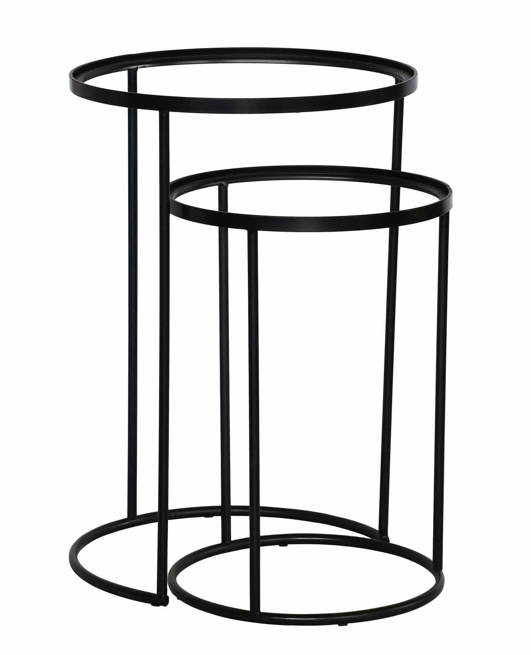 Metal Nesting stand set of 2