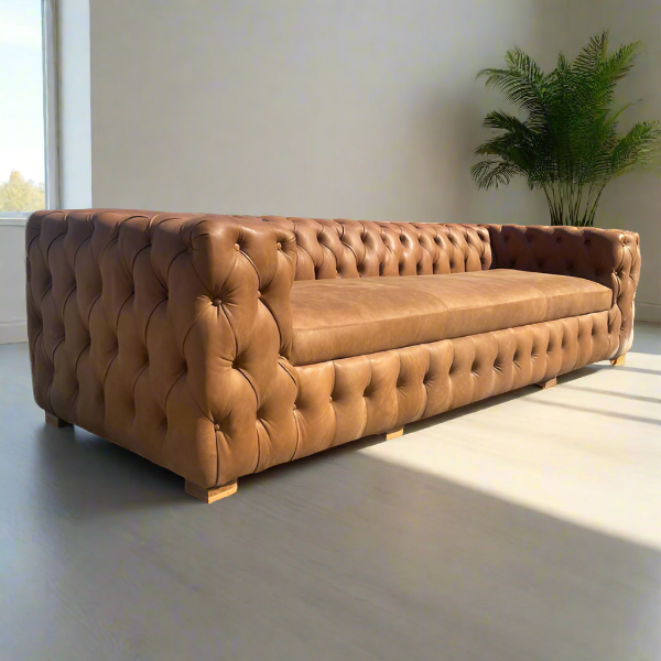 Soloblock fully buttoned Alaska couch