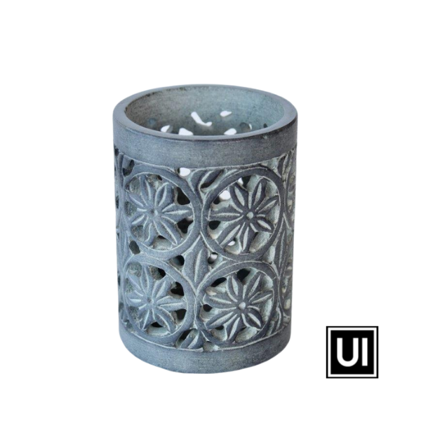 Unique Interiors Grey soap stone tumbler