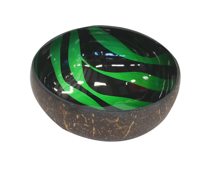 Mop coconut bowl zebra green