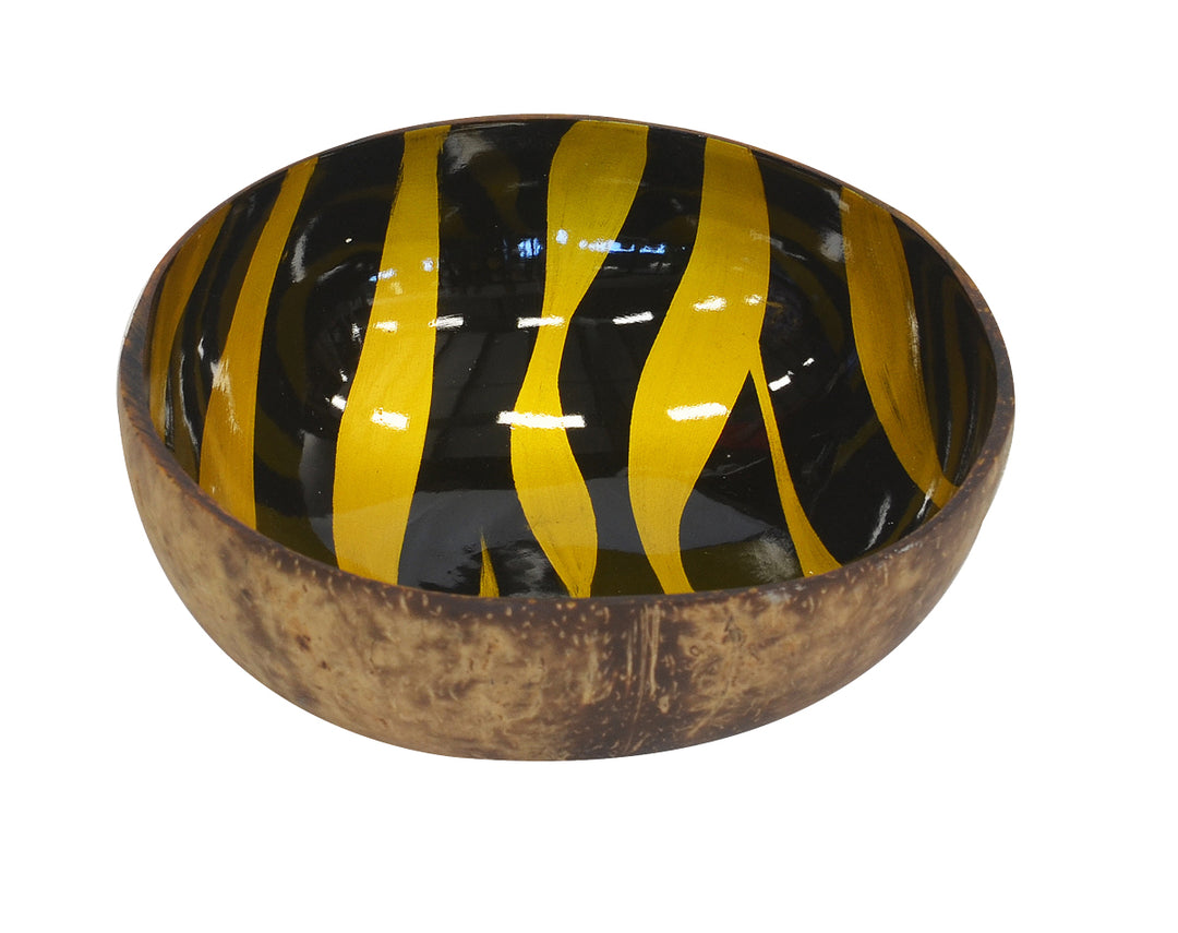 Mop coconut bowl zebra yellow