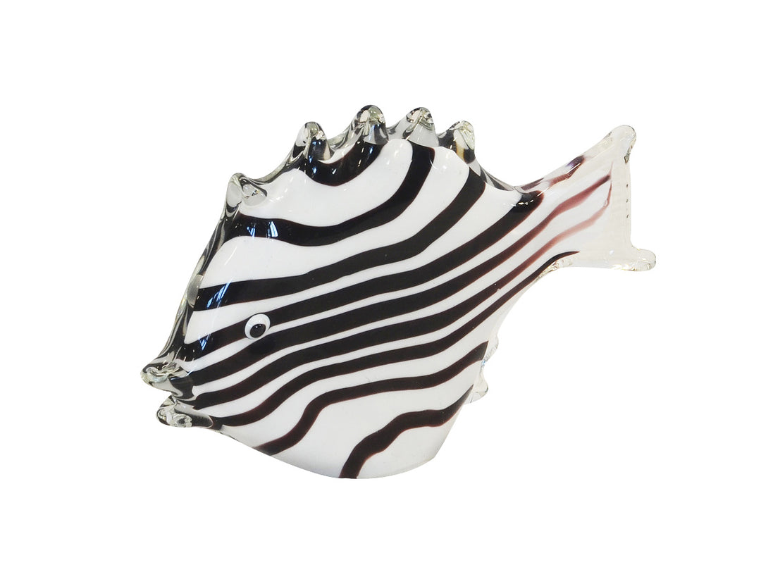 Paperweight Fish zebra black