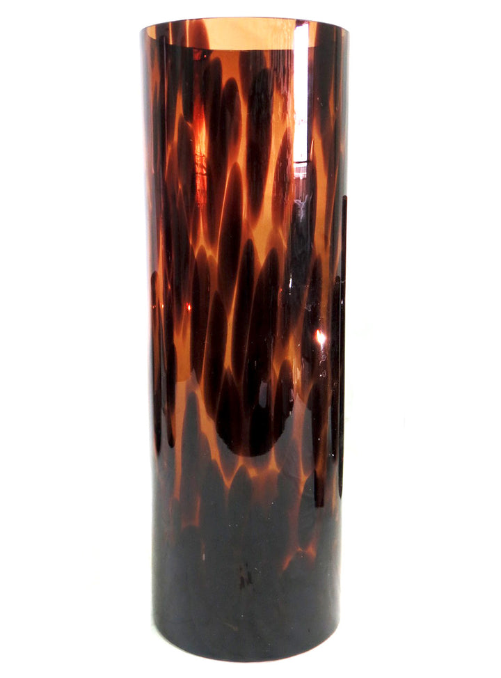 Atlas Vase - Tortoise Shell Glass Masterpiece
Elevate your space with the captivating Atlas Vase, a beautifully crafted jar container featuring a one-of-a-kind tortoise shell glass design. This stunning piece seamlessly blends style and functionality.