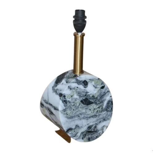 Marble lamp base green marble 15 x 11 x 36cm unique interiors 