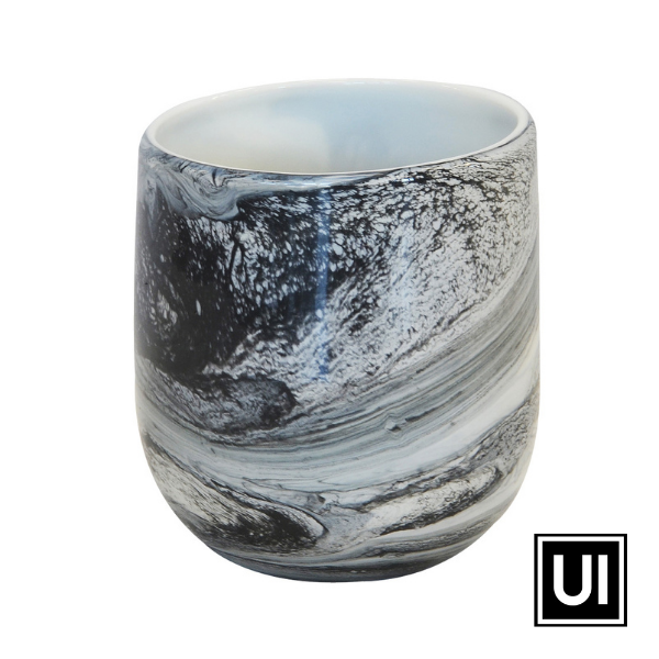 lustre marble votive black small Unique Interiors