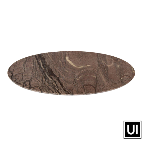 Dark Oval Marble Board