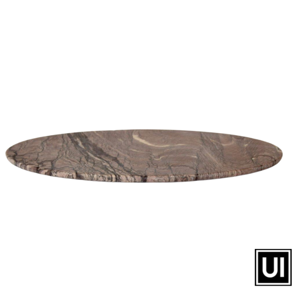 Dark Oval Marble Board