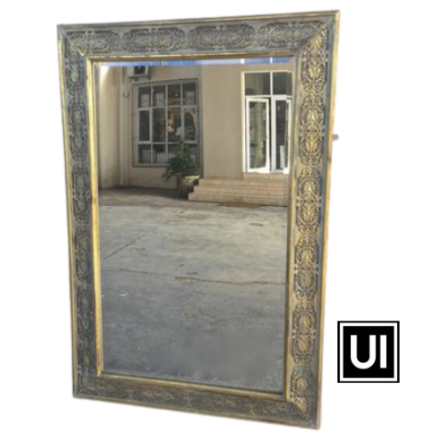 Unique Interiors Lifestyle GOLD METAL CHINESE DESIGN MIRROR 104X78